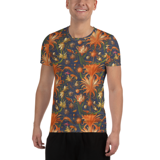 Men's Athletic T-Shirt - Stellar Blooms