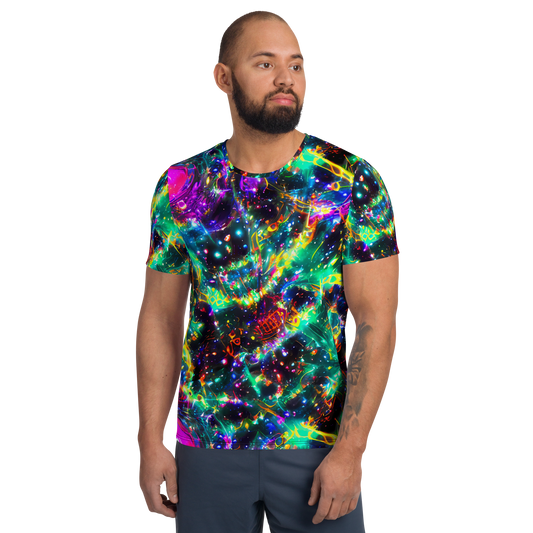 Men's Athletic T-Shirt - Blythe Nebula