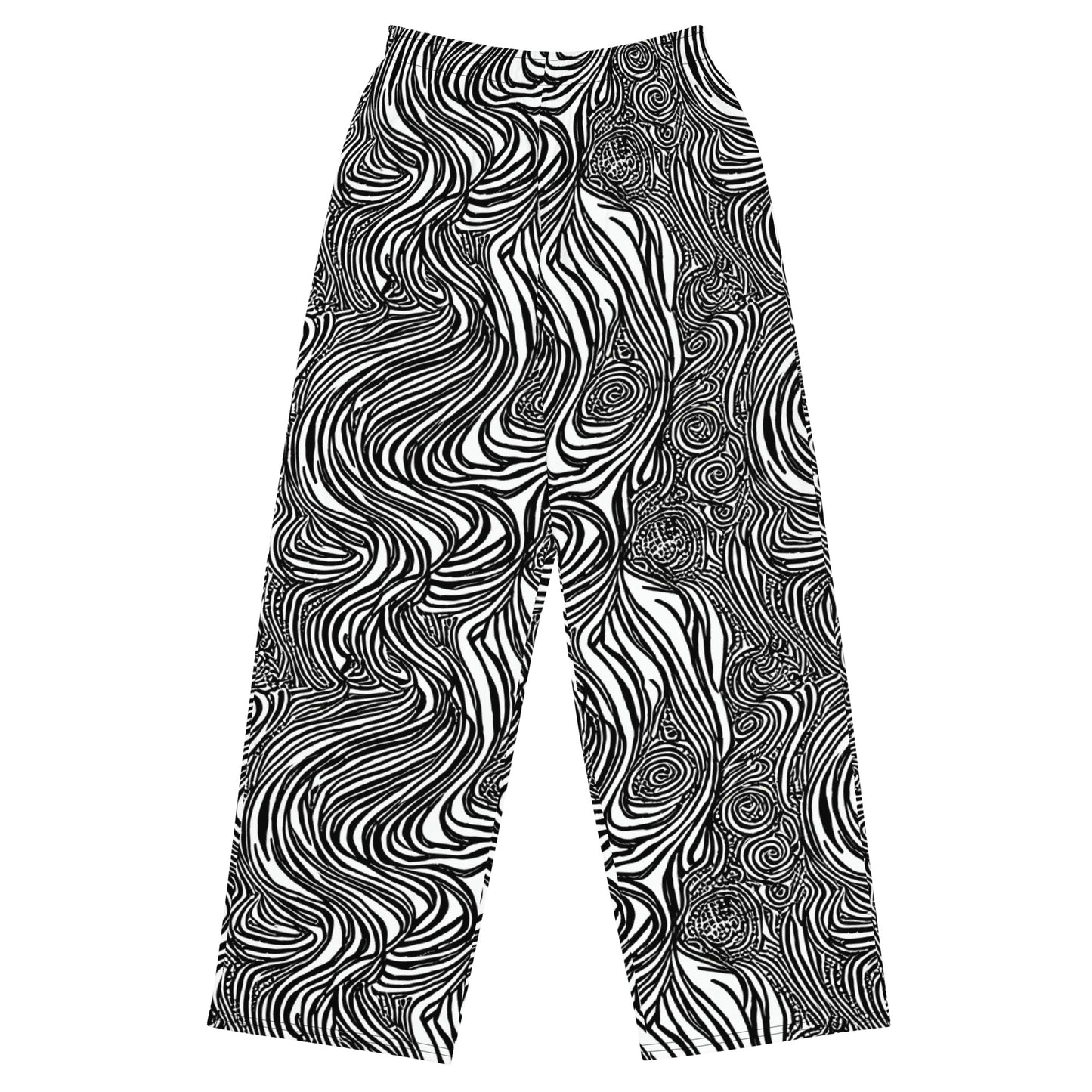 Wide-Leg Pants - Tidal Tangle