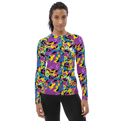 Women's Rash Guard - Galactic Sprawl