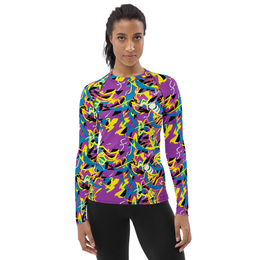 Women's Rash Guard - Galactic Sprawl