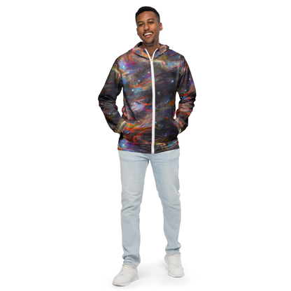 Men's Windbreaker - Chromatic Flux