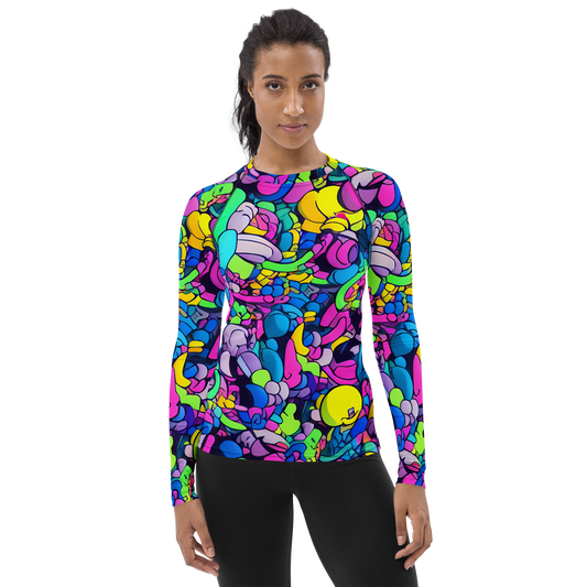 Women's Rash Guard - Radiant Revelation