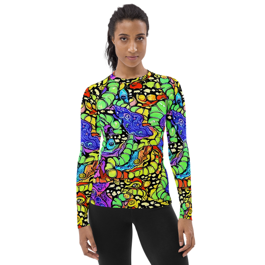 Women's Rash Guard - Frostwork Fantasy