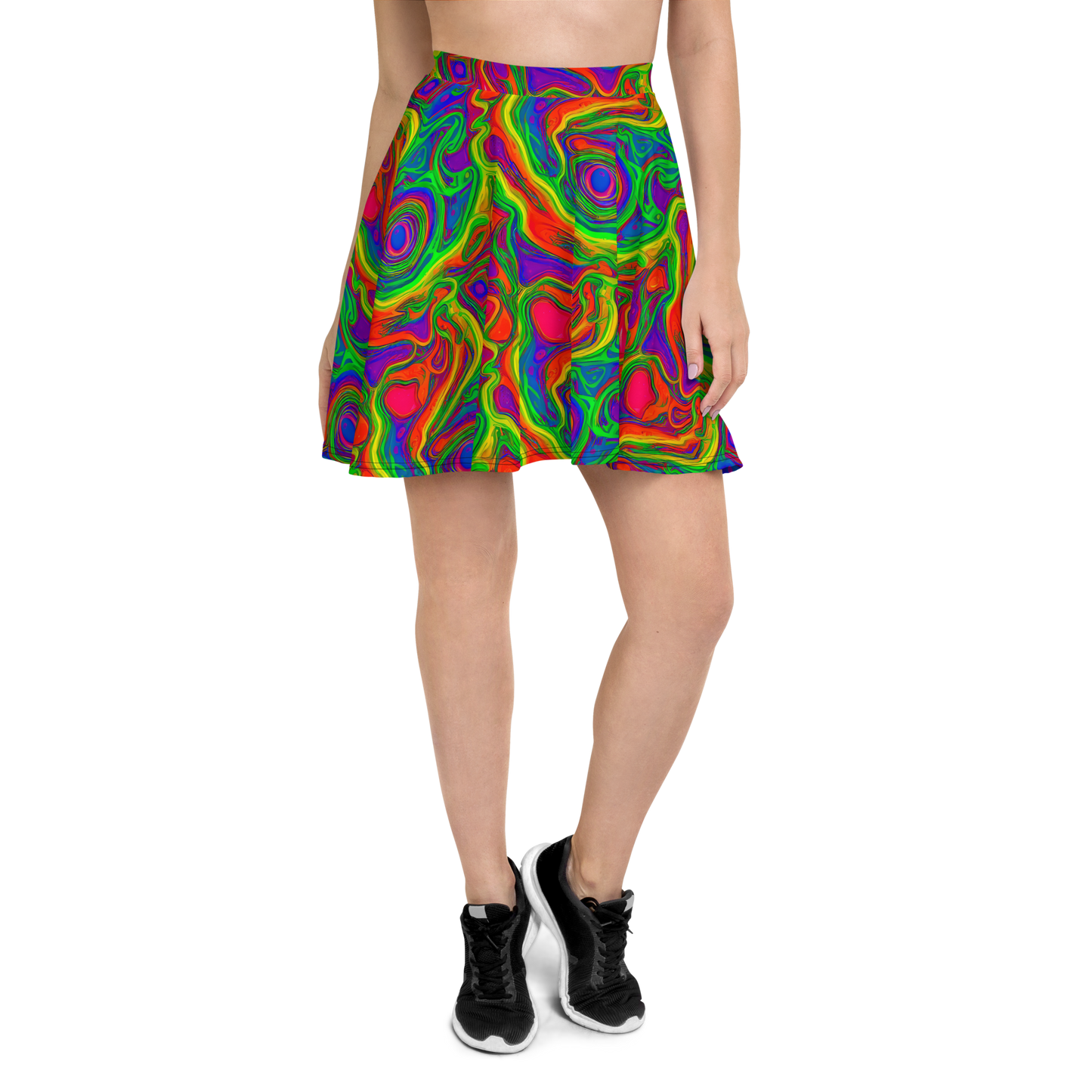 Skater Skirt - Psychedelic Waves