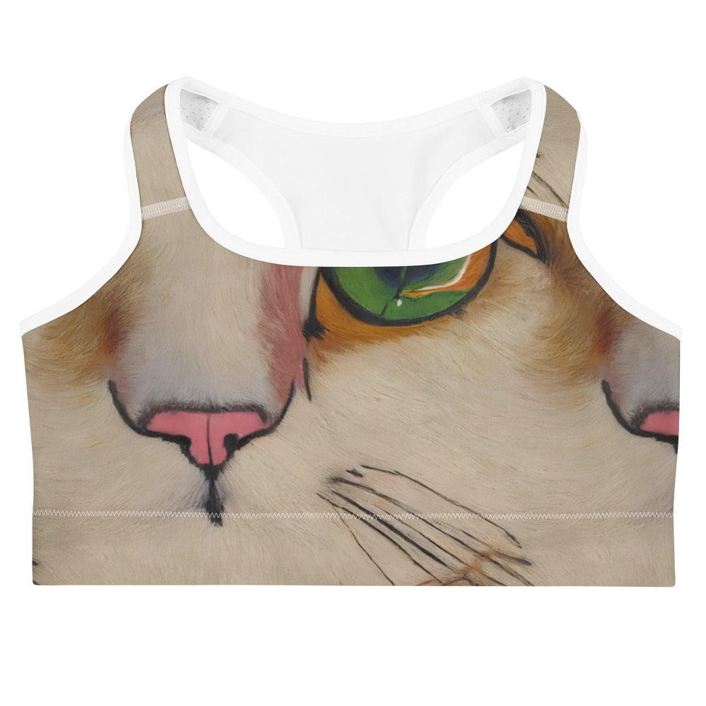 Sports Bra - Emerald Gaze