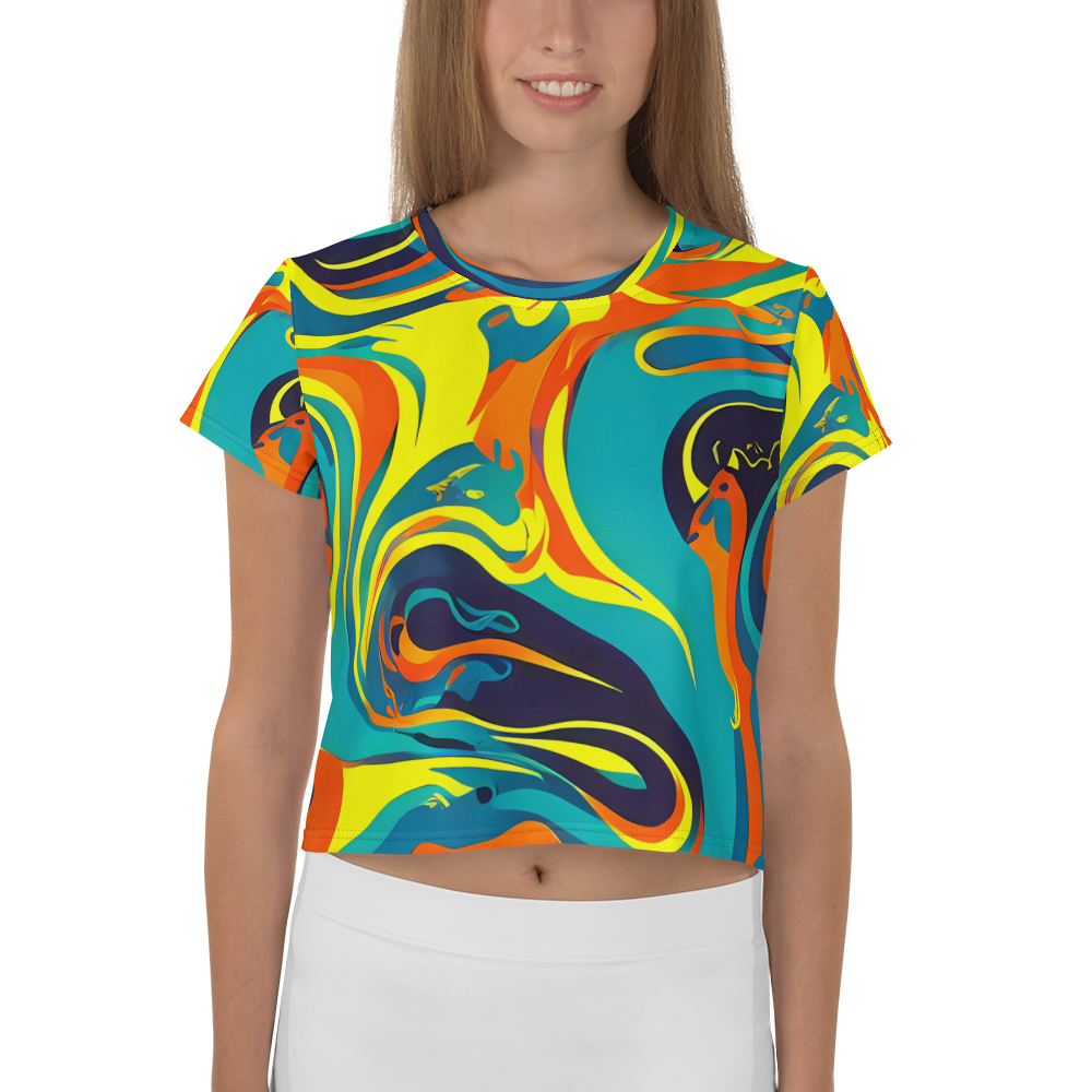 Women's Crop Tee - Mythic Maelstrom