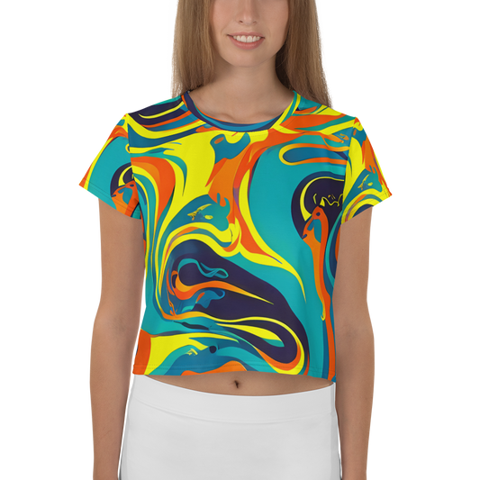 Women's Crop Tee - Mythic Maelstrom