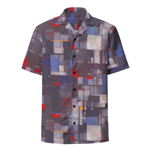 Button Shirt - Cubist Rhythm