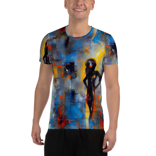 Men's Athletic T-Shirt - Neoblock Fusion