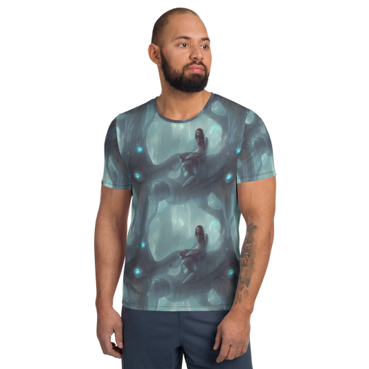 Men's Athletic T-Shirt - Liquid Serenity