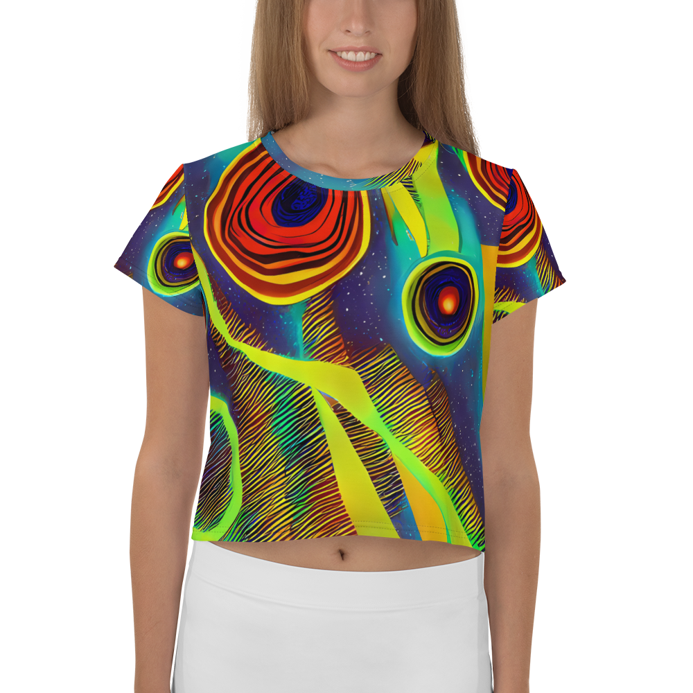 Women's Crop Tee - Galactic Pulse