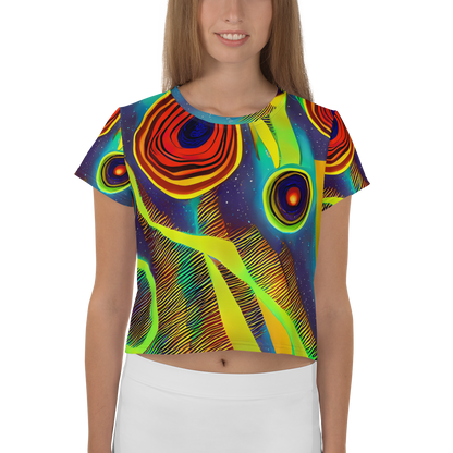 Women's Crop Tee - Galactic Pulse