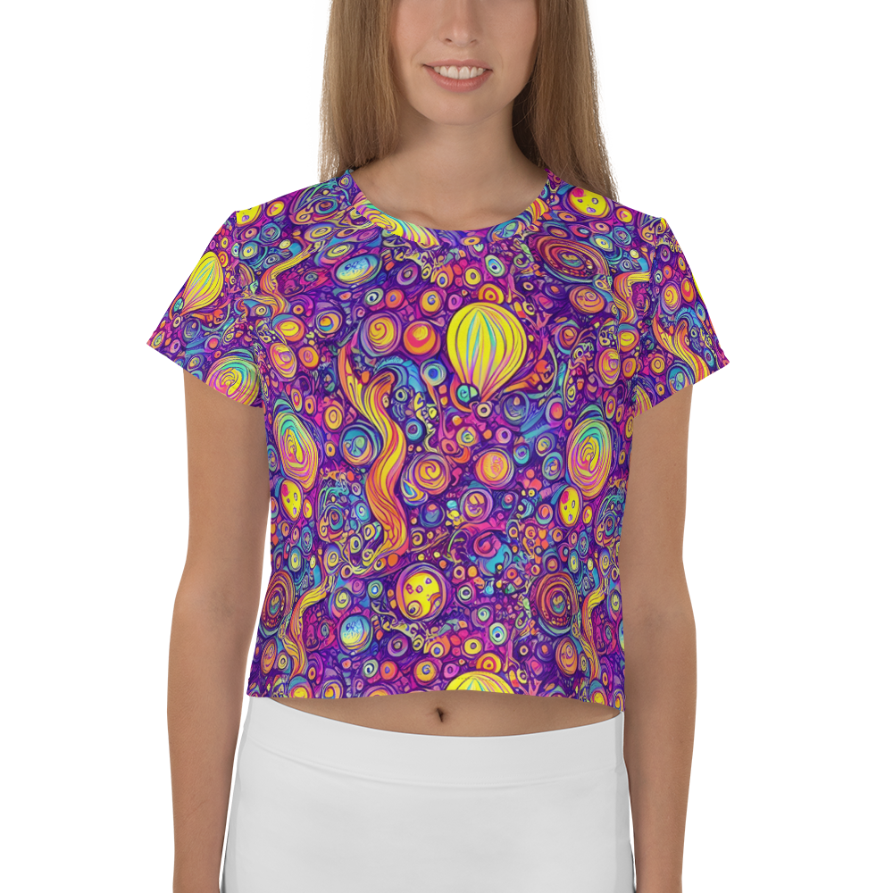 Women's Crop Tee - Festival of Whimsy