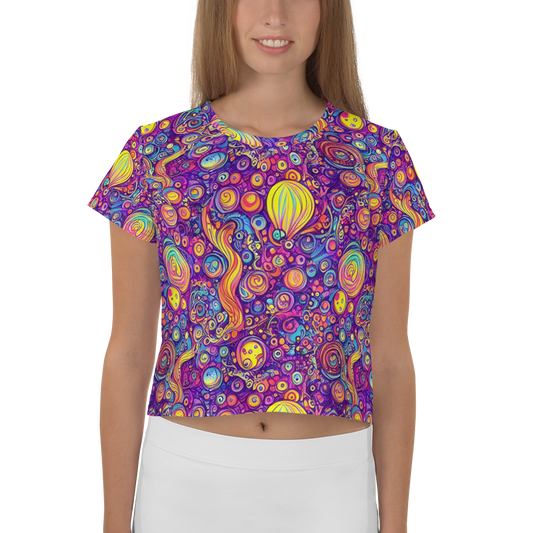 Women's Crop Tee - Festival of Whimsy