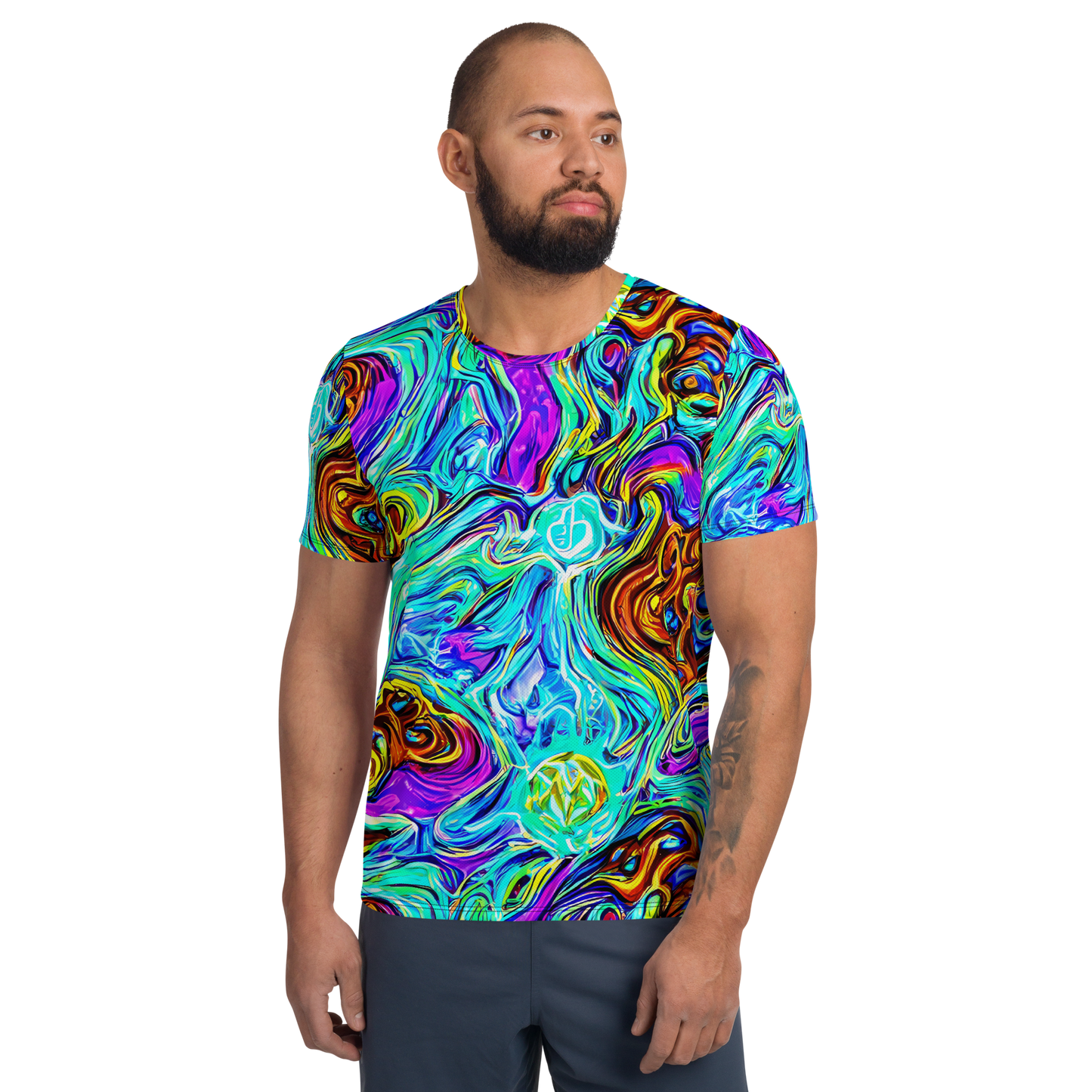 Men's Athletic T-Shirt - Mystic Iridescence