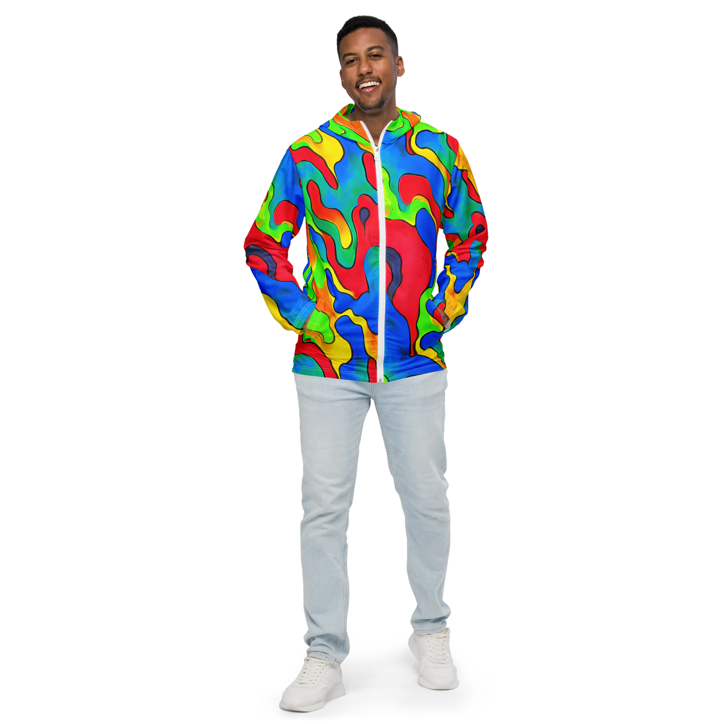 Men's Windbreaker - Splash of Joy