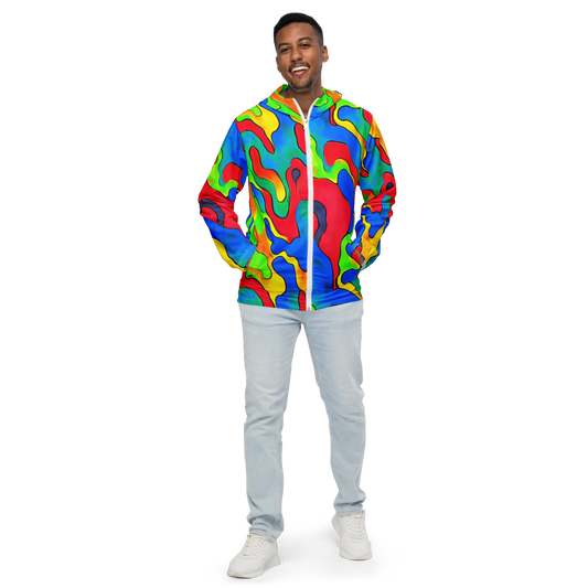 Men's Windbreaker - Splash of Joy