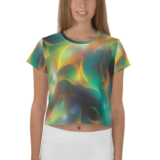 Women's Crop Tee - Cheng Wallis Whirl