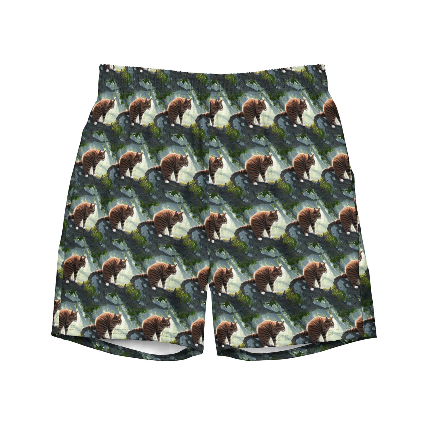 Swim Trunks - Whiskered Enigma