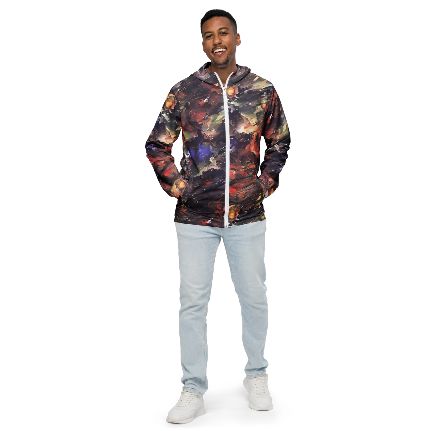 Men's Windbreaker - Twisted Terra