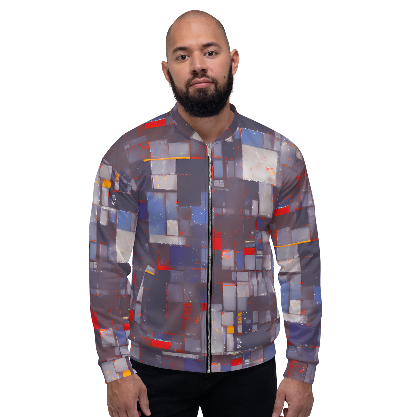 Bomber Jacket - Cubist Rhythm