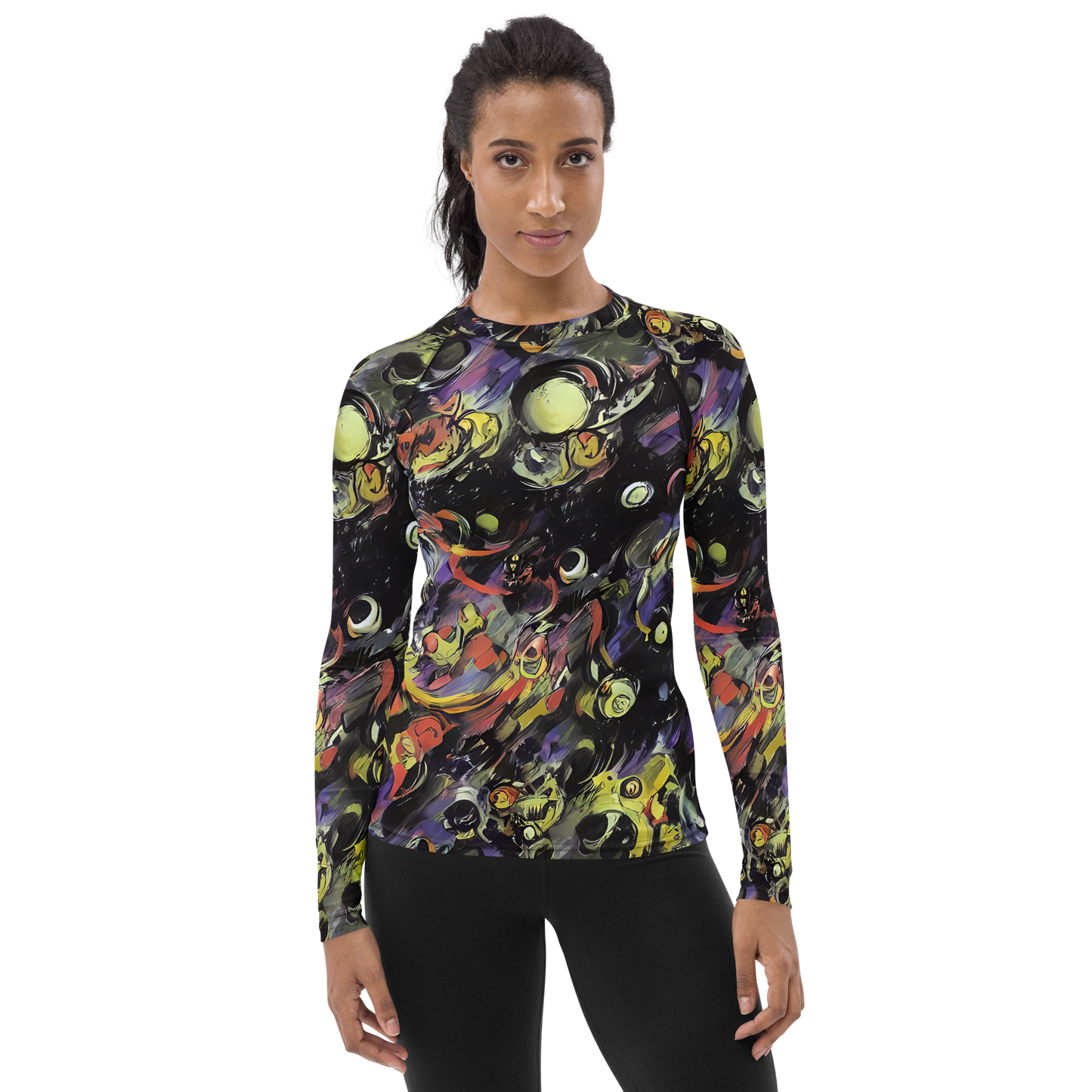 Women's Rash Guard - Fires of the Void