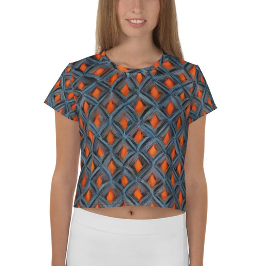 Women's Crop Tee - Ember Entwined