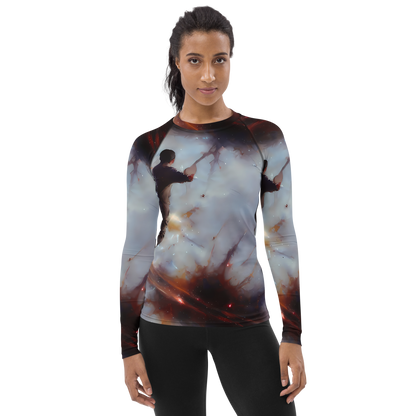 Women's Rash Guard - Impressionist Void