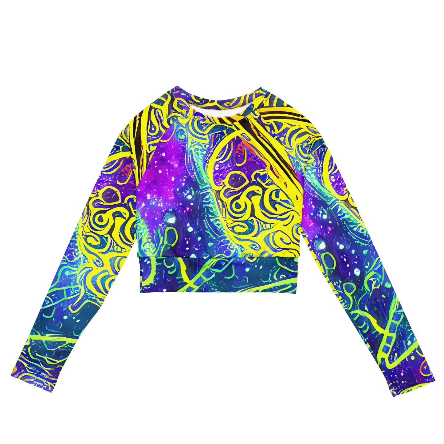 Long Sleeve Crop Top - Spectrum Quest