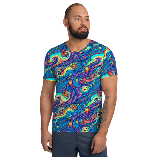 Men's Athletic T-Shirt - Echoes of Vortex