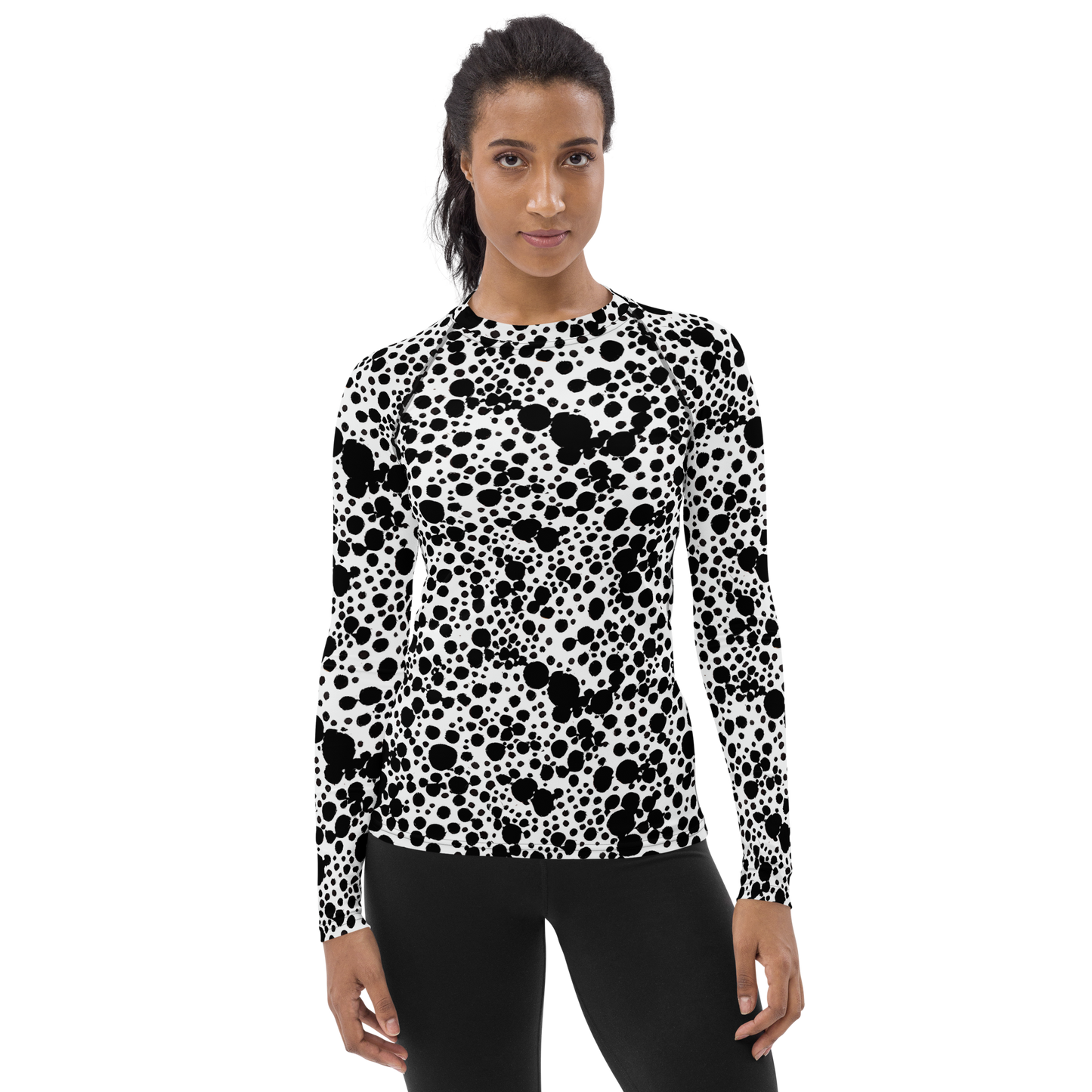 Women's Rash Guard - Dappled Shadow Dance