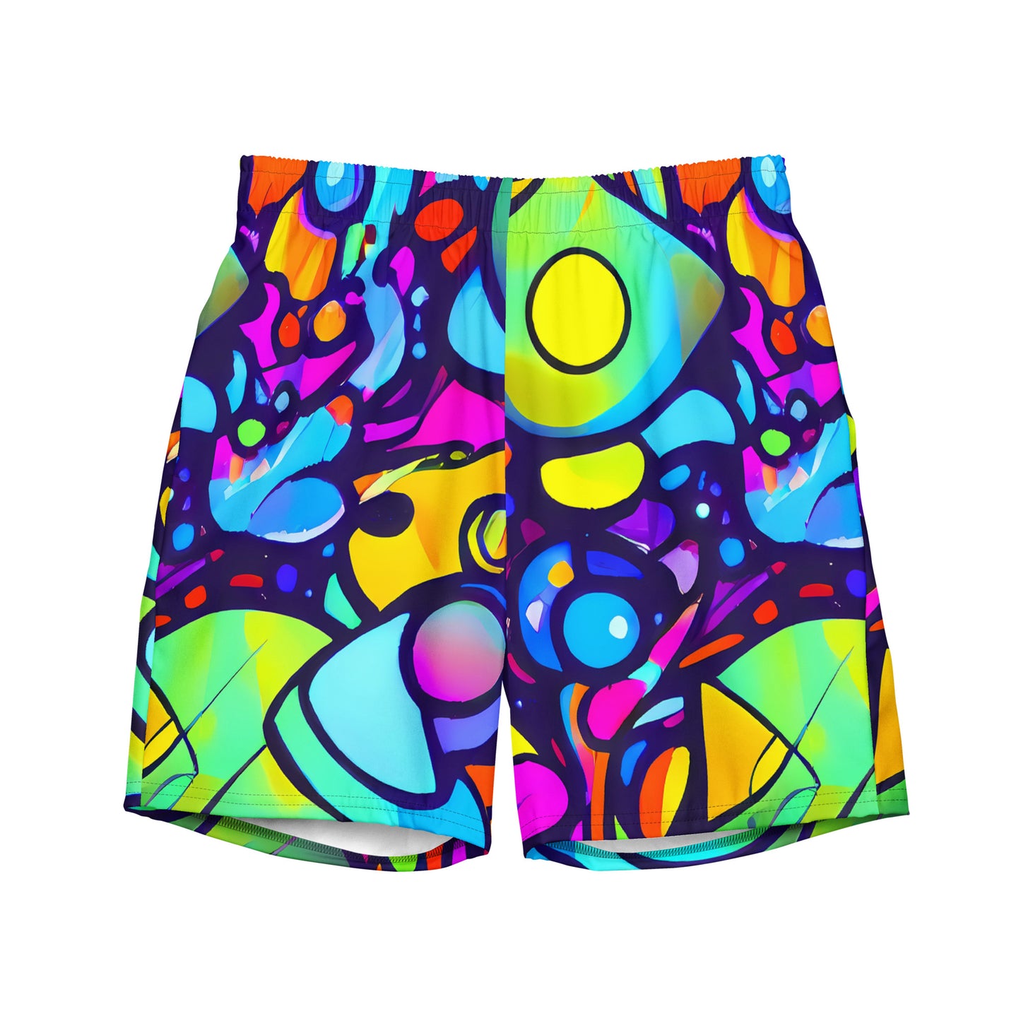 Swim Trunks - Neon Graffscape