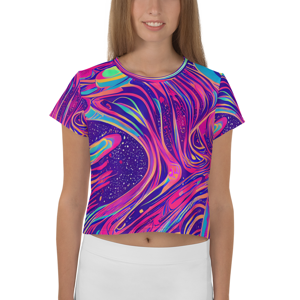 Women's Crop Tee - Nebula Noodles