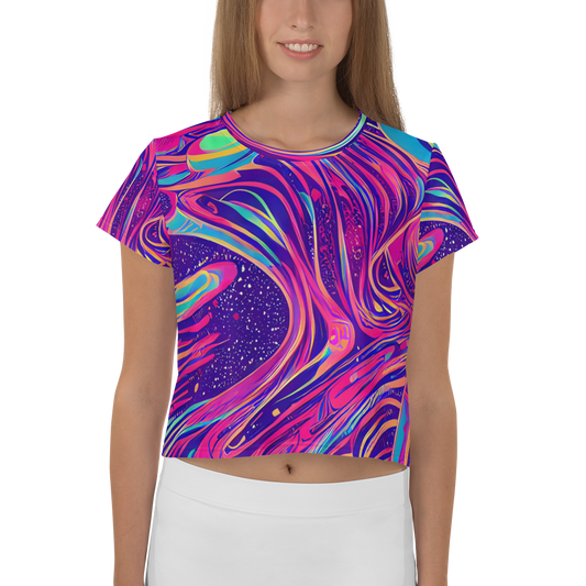 Women's Crop Tee - Nebula Noodles