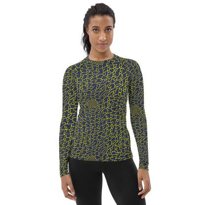 Women's Rash Guard - Nightshade Maze