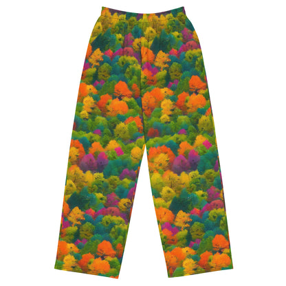 Wide-Leg Pants - Autumn Kaleidoscope