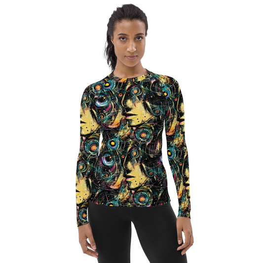 Women's Rash Guard - Celestial Echoes