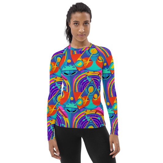 Women's Rash Guard - Blast of Color