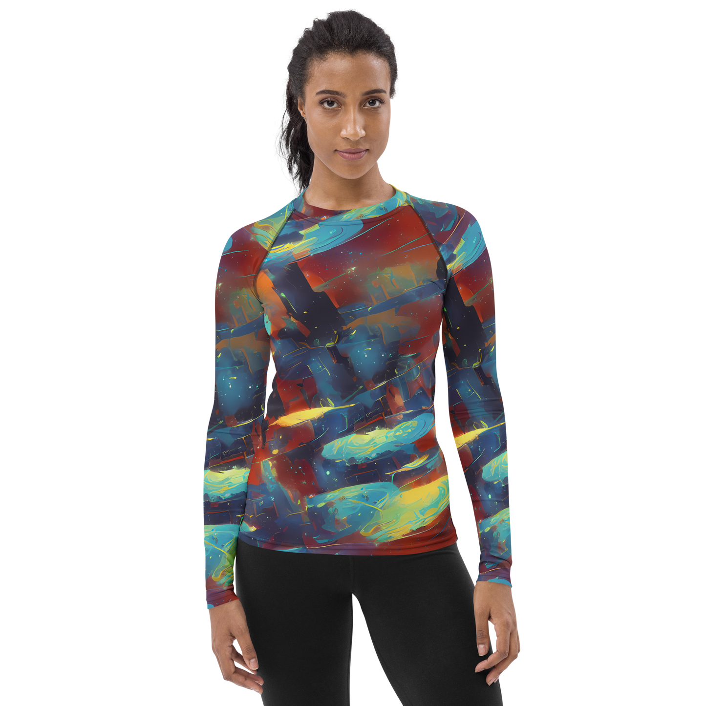 Women's Rash Guard - Journey Through Infinity