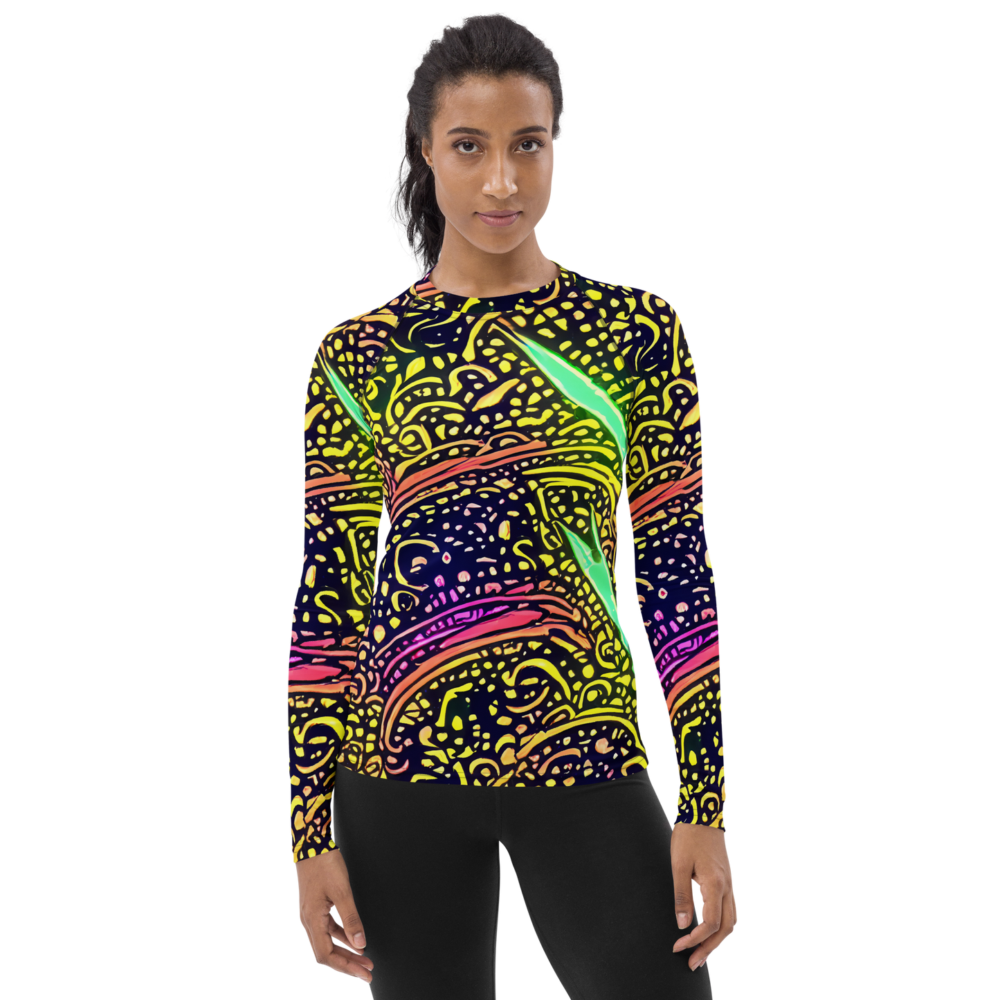 Women's Rash Guard - Isenbrant Illumination