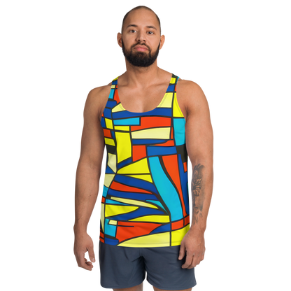 Men's Tank Top - Neon Fractals