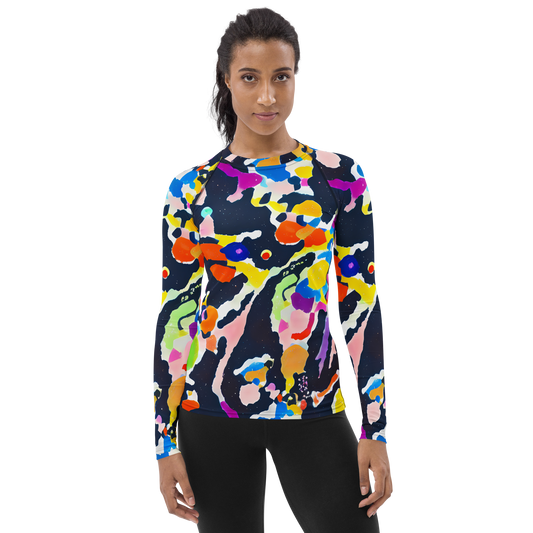 Women's Rash Guard - Kaleido Burst