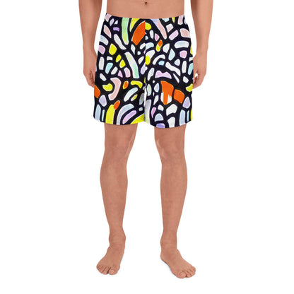 Men's Athletic Shorts - Cubist Carousel