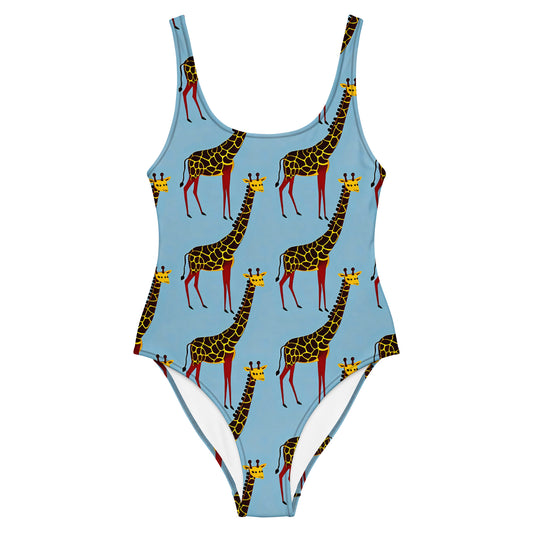 One-Piece Swimsuit - Giraffe Groove