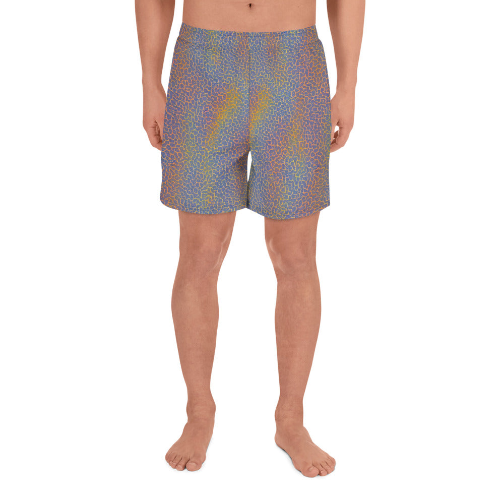 Men's Athletic Shorts - Martian Gridlock