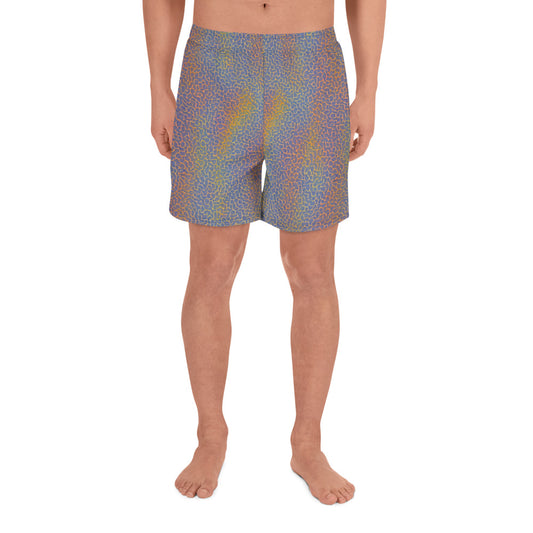 Men's Athletic Shorts - Martian Gridlock