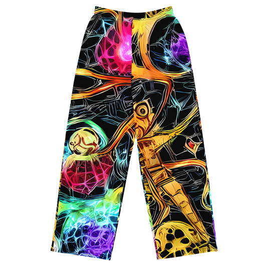 Wide-Leg Pants - Psychedelic Pulsar