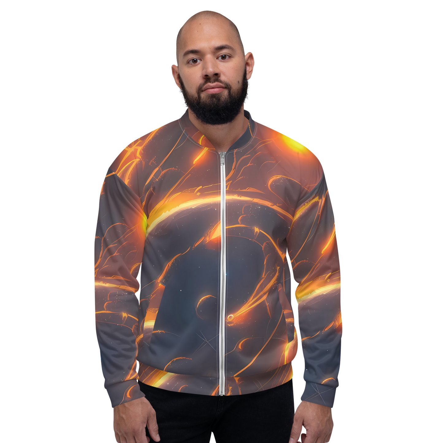 Bomber Jacket - Inferno Spirals