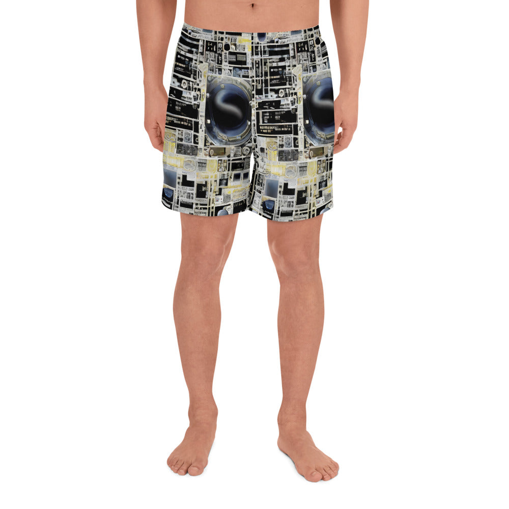 Men's Athletic Shorts - High Contrast, As A Texture, David Eugene Henry, Grace English